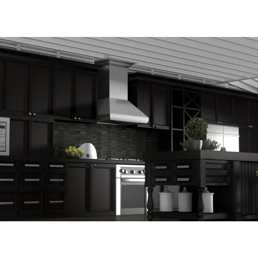 ZLINE 36" Professional Wall Range Hood, Stainless Steel, 587CRN-36 by Farmhouse Kitchen and Bath