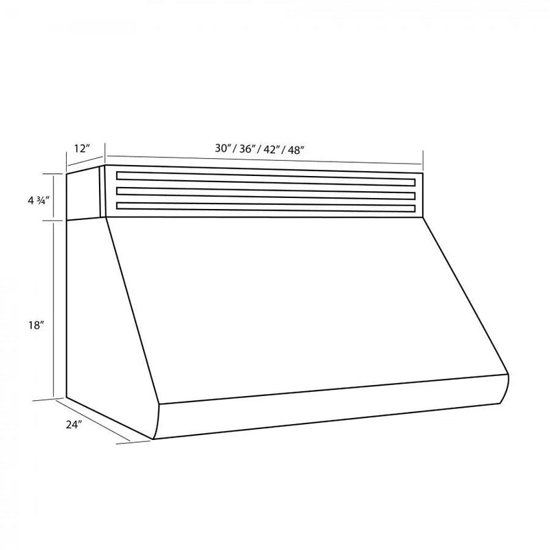 ZLINE 36" Recirculating Under Cabinet Stainless Range Hood, RK527-36 by Farmhouse Kitchen and Bath