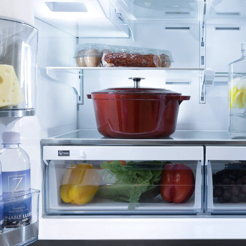 ZLINE 36" Refrigerator, Water, Ice Dispenser, Fingerprint Resistant, RFM-W-36 by Farmhouse Kitchen and Bath