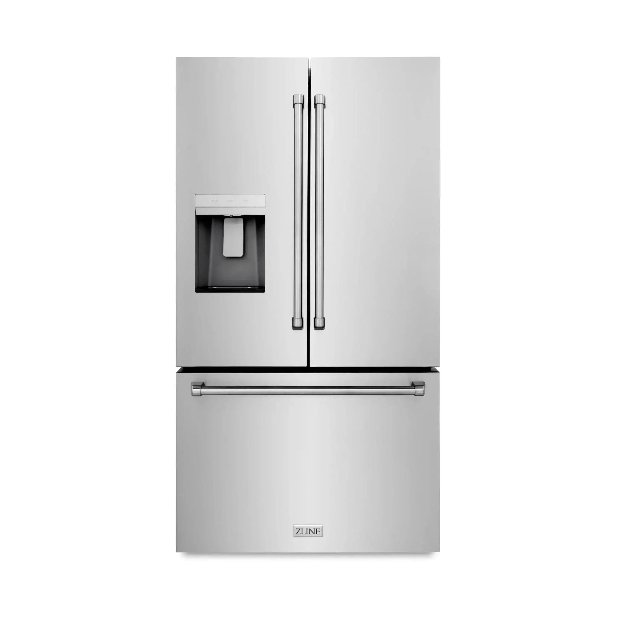 ZLINE 36" Refrigerator, Water, Ice Dispenser, Fingerprint Resistant, RSM-W-36 by Farmhouse Kitchen and Bath