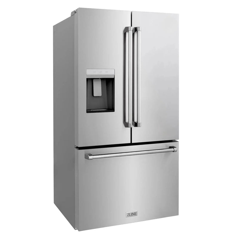 ZLINE 36" Refrigerator, Water, Ice Dispenser, Fingerprint Resistant, RSM-W-36 by Farmhouse Kitchen and Bath