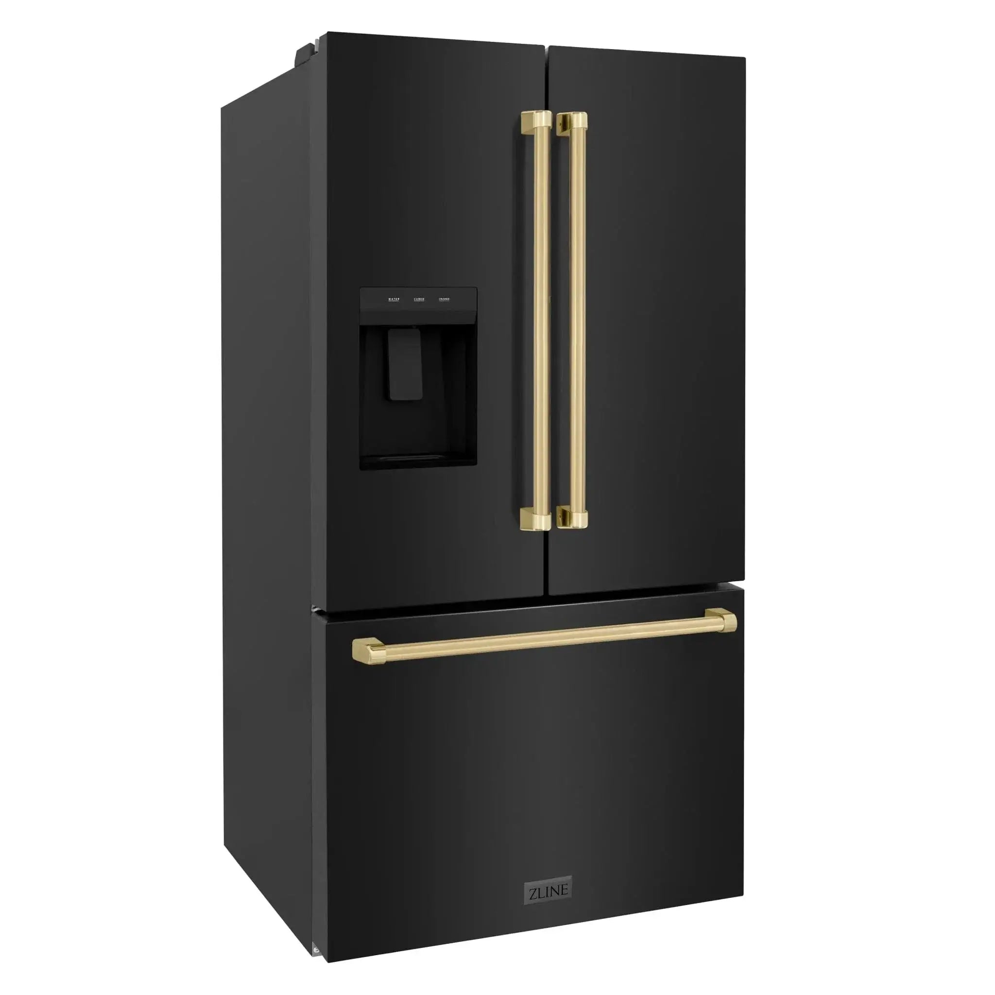 ZLINE 36" Refrigerator, Water, Ice Dispenser, Fingerprint Resistant, RSMZ-W-36-BS-CB by Farmhouse Kitchen and Bath