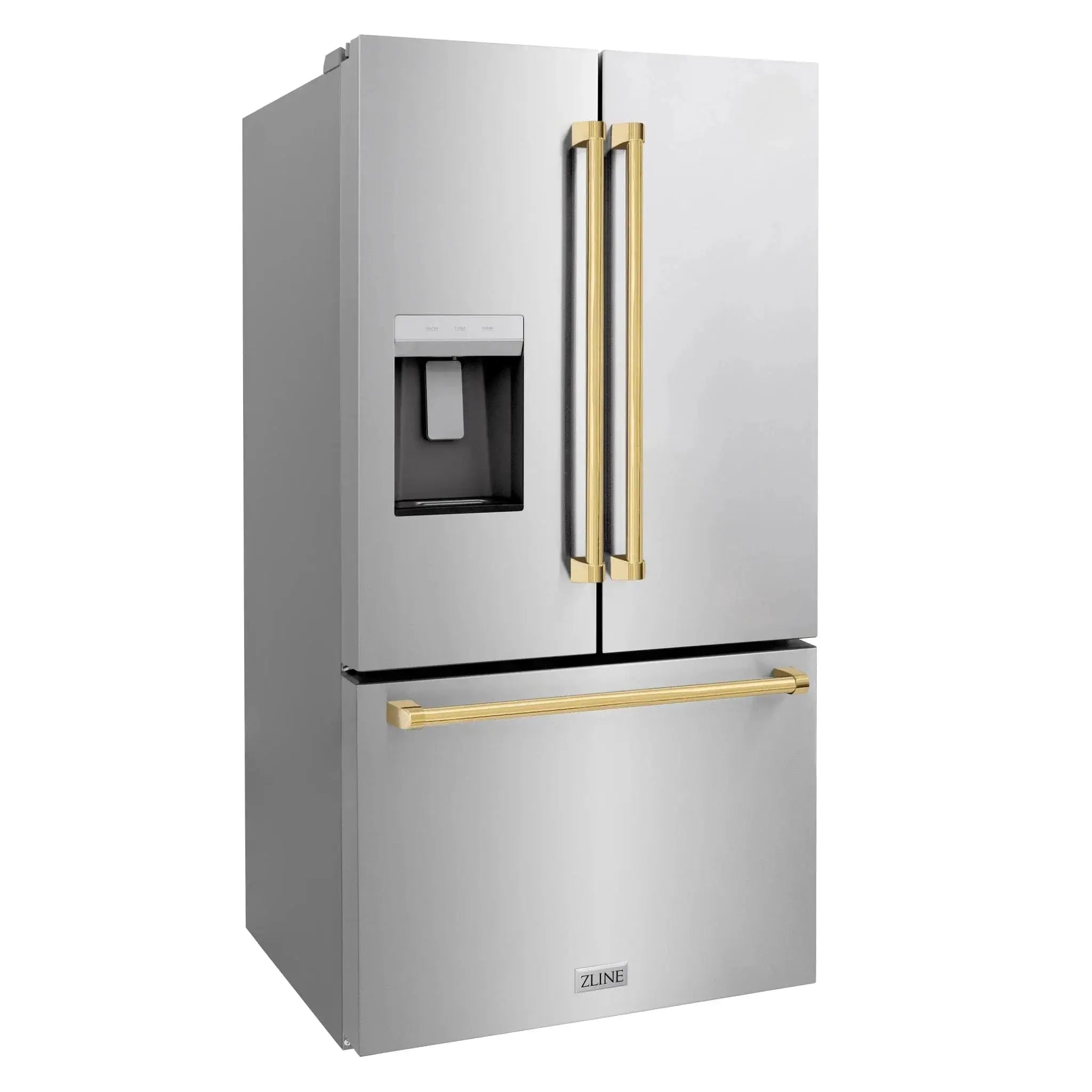 ZLINE 36" Refrigerator, Water, Ice Dispenser, Fingerprint Resistant, RSMZ-W-36-G by Farmhouse Kitchen and Bath
