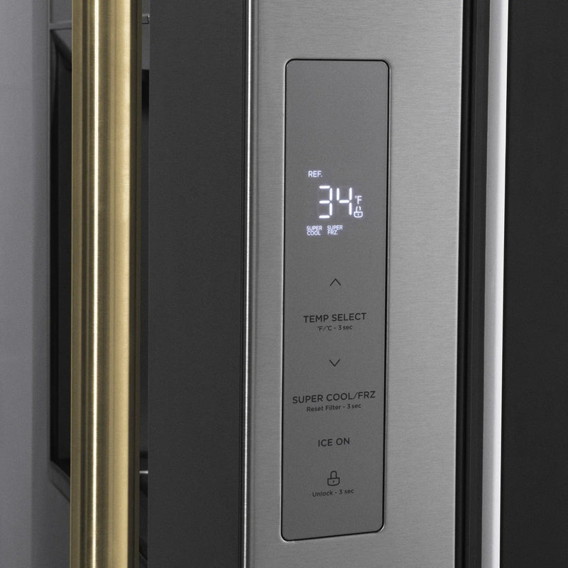 ZLINE 36" Refrigerator, Water, Ice Dispenser, Fingerprint Resistant, RSMZ-W-36-G by Farmhouse Kitchen and Bath