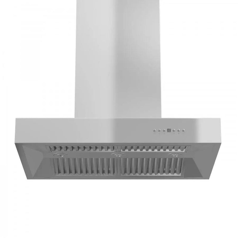 ZLINE 36" Remote Blower Stainless Island Range Hood, KECOMi-RS-36-400 by Farmhouse Kitchen and Bath