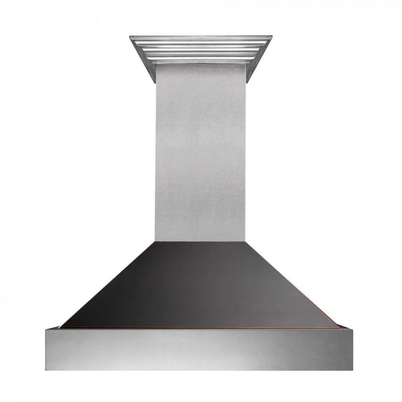 ZLINE 36" Snow Finish Wall Range Hood, Oil Rubbed Shell, 8654ORB-36 by Farmhouse Kitchen and Bath