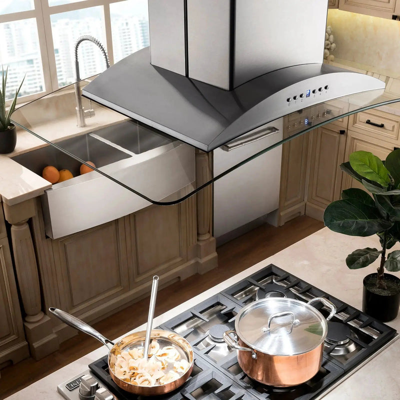 ZLINE 36" Stainless Steel Island Range Hood, GL9i-36 by Farmhouse Kitchen and Bath