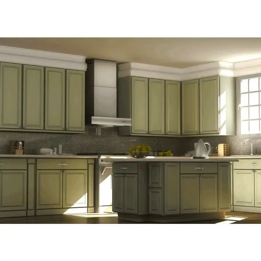 ZLINE 36" Stainless Steel Wall Range Hood, KECOM-36 by Farmhouse Kitchen and Bath