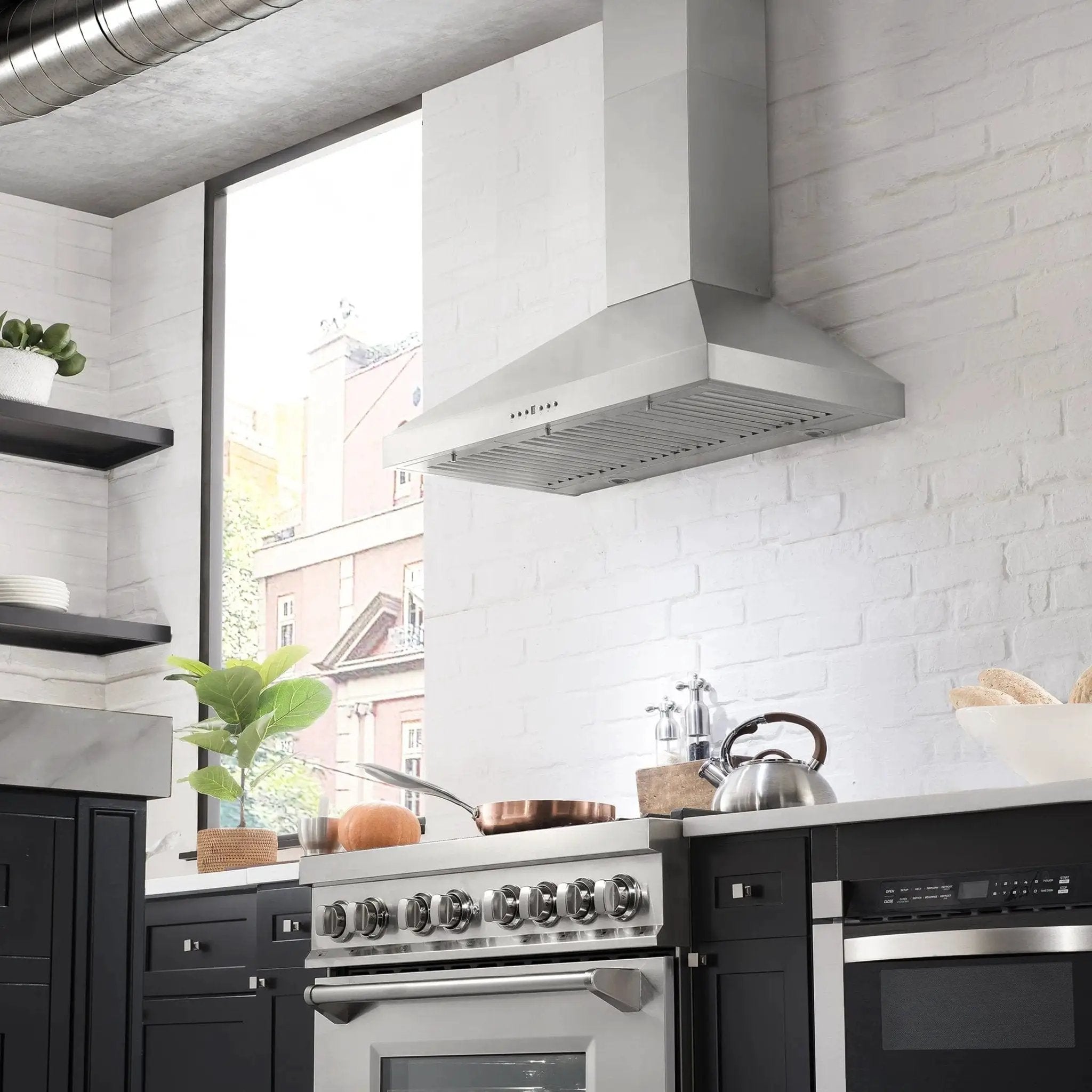 ZLINE 36" Stainless Steel Wall Range Hood KL3-36 by Farmhouse Kitchen and Bath