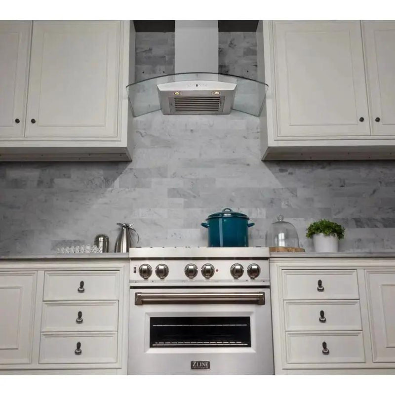 ZLINE 36" Stainless Steel Wall Range Hood KZ-36 by Farmhouse Kitchen and Bath