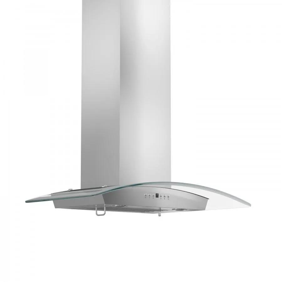 ZLINE 36" Stainless Steel Wall Range Hood with Crown Molding, KZCRN-36 by Farmhouse Kitchen and Bath