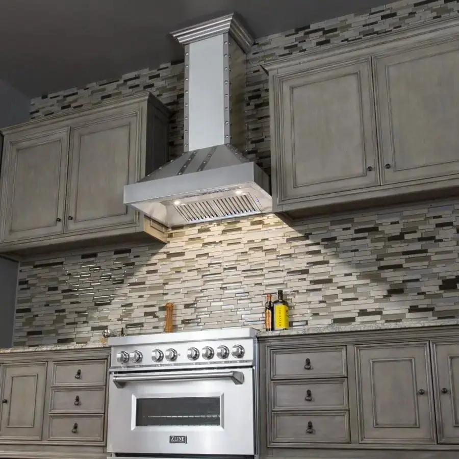 ZLINE 36" Stainless Wall Range Hood, 655-4SSSS-36 by Farmhouse Kitchen and Bath