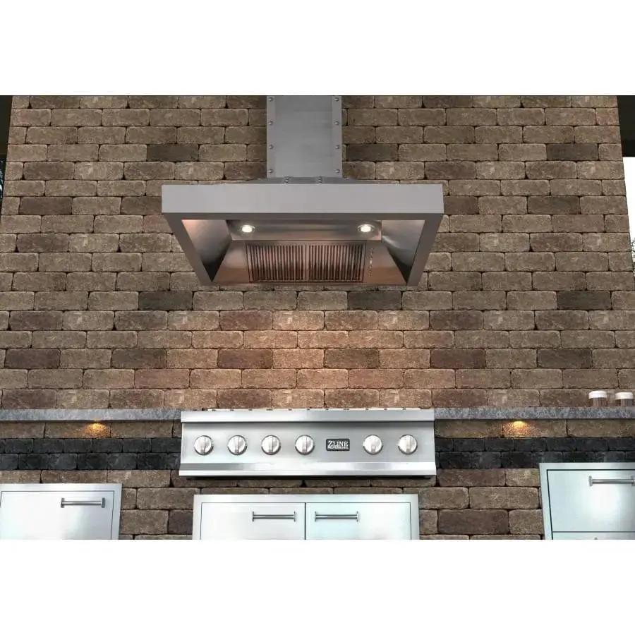 ZLINE 36" Stainless Wall Range Hood, 655-4SSSS-36 by Farmhouse Kitchen and Bath