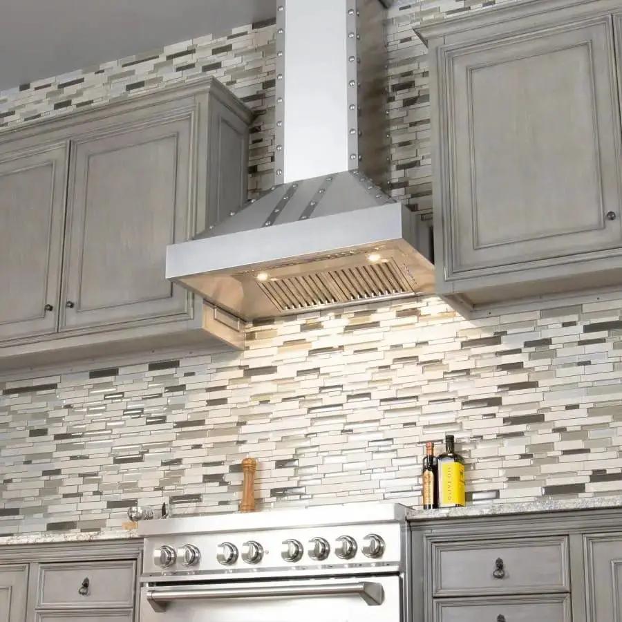 ZLINE 36" Stainless Wall Range Hood, 655-4SSSS-36 by Farmhouse Kitchen and Bath