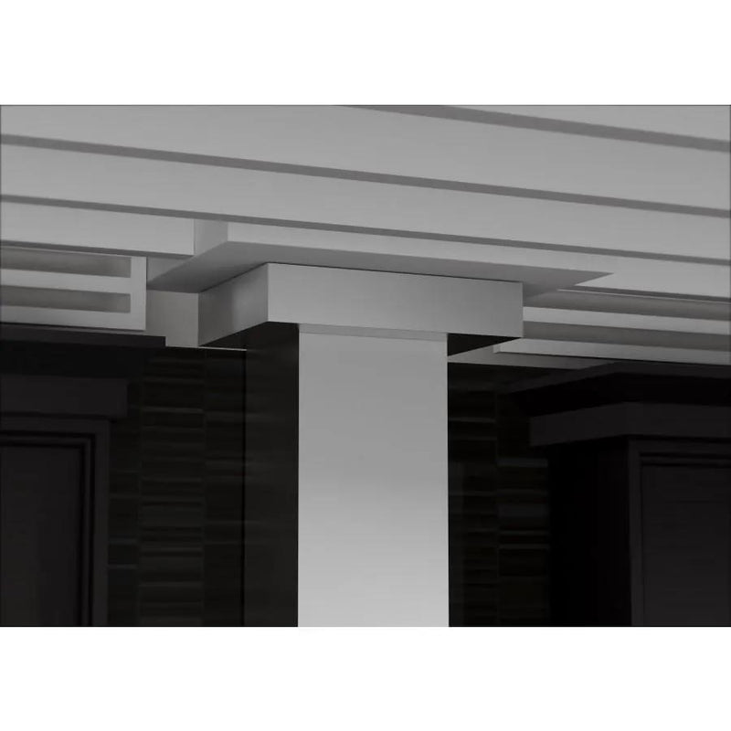 ZLINE 36" Stainless Wall Range Hood with Crown Molding, KECRN-36 by Farmhouse Kitchen and Bath