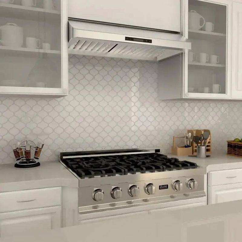 ZLINE 36" Under Cabinet Stainless Steel Range Hood 619-36 by Farmhouse Kitchen and Bath