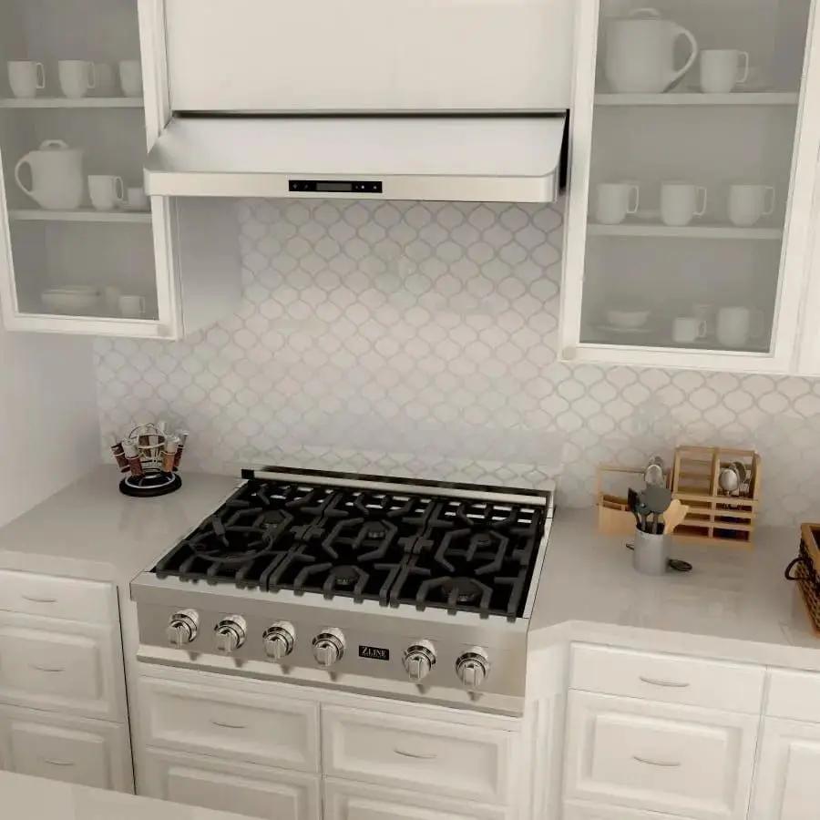 ZLINE 36" Under Cabinet Stainless Steel Range Hood 619-36 by Farmhouse Kitchen and Bath