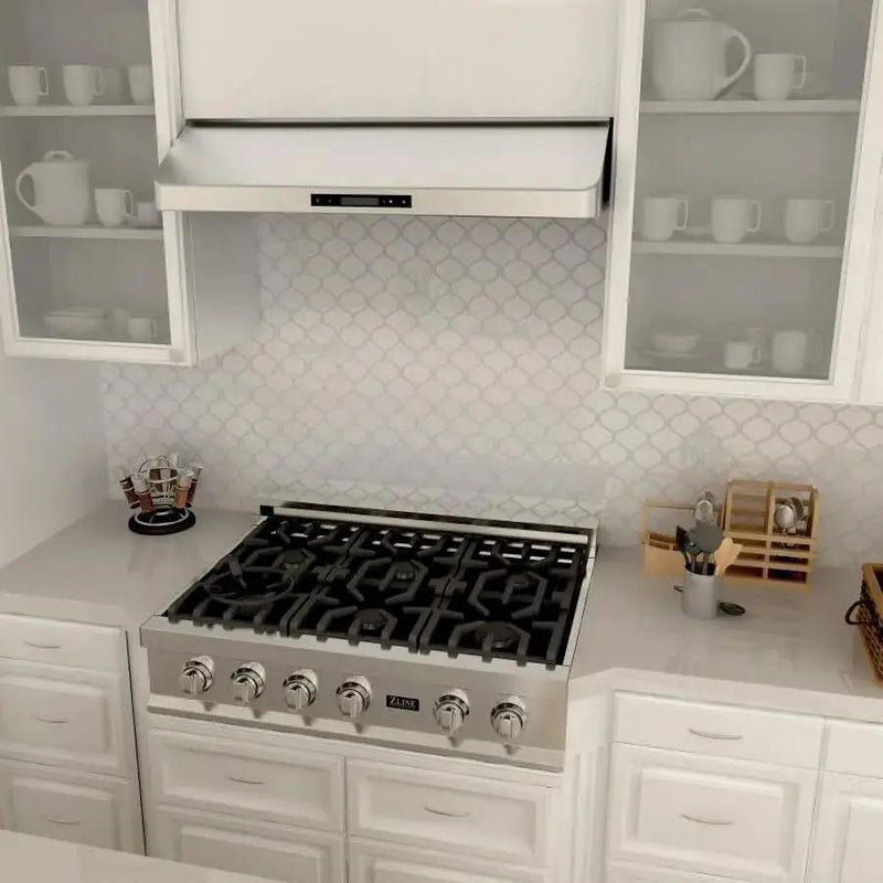 ZLINE 36" Under Cabinet Stainless Steel Range Hood 619-36 by Farmhouse Kitchen and Bath
