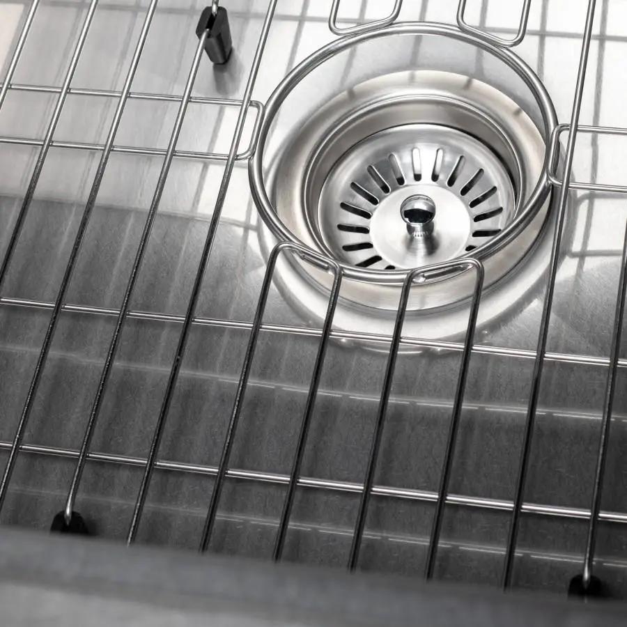 ZLINE 36" Undermount Single Bowl Sink DuraSnow Stainless Steel, SRS-36S by Farmhouse Kitchen and Bath