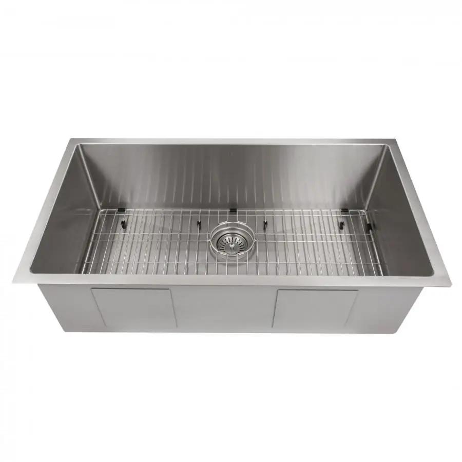 ZLINE 36" Undermount Single Bowl Sink in Stainless Steel, SRS-36 by Farmhouse Kitchen and Bath