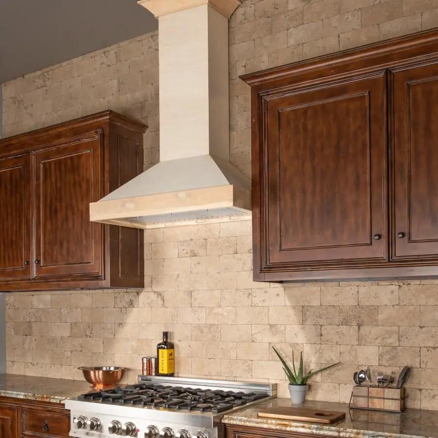 ZLINE 36" Unfinished Wooden Wall Range Hood, KBUF-36 by Farmhouse Kitchen and Bath