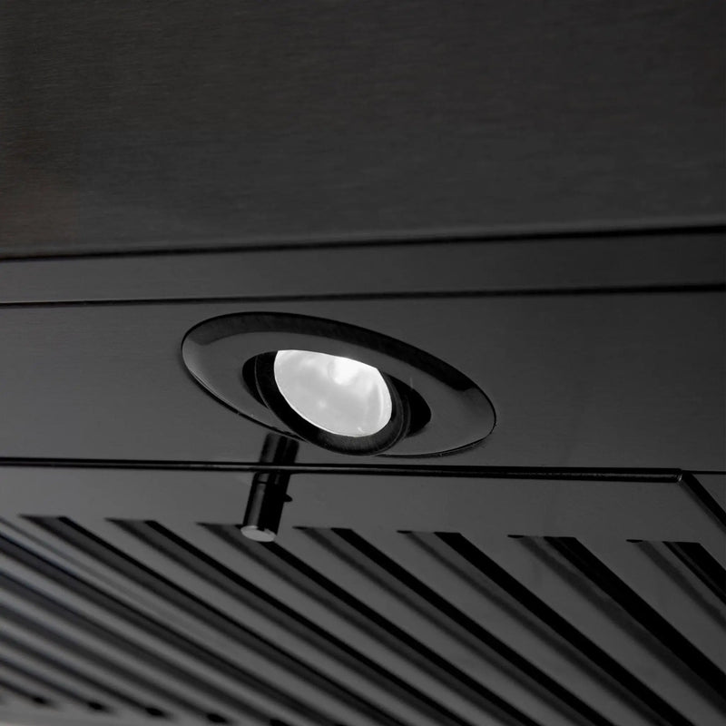 ZLINE 36" Wall Mount Range Hood, Black Stainless Steel, BSKENCRN-36 by Farmhouse Kitchen and Bath