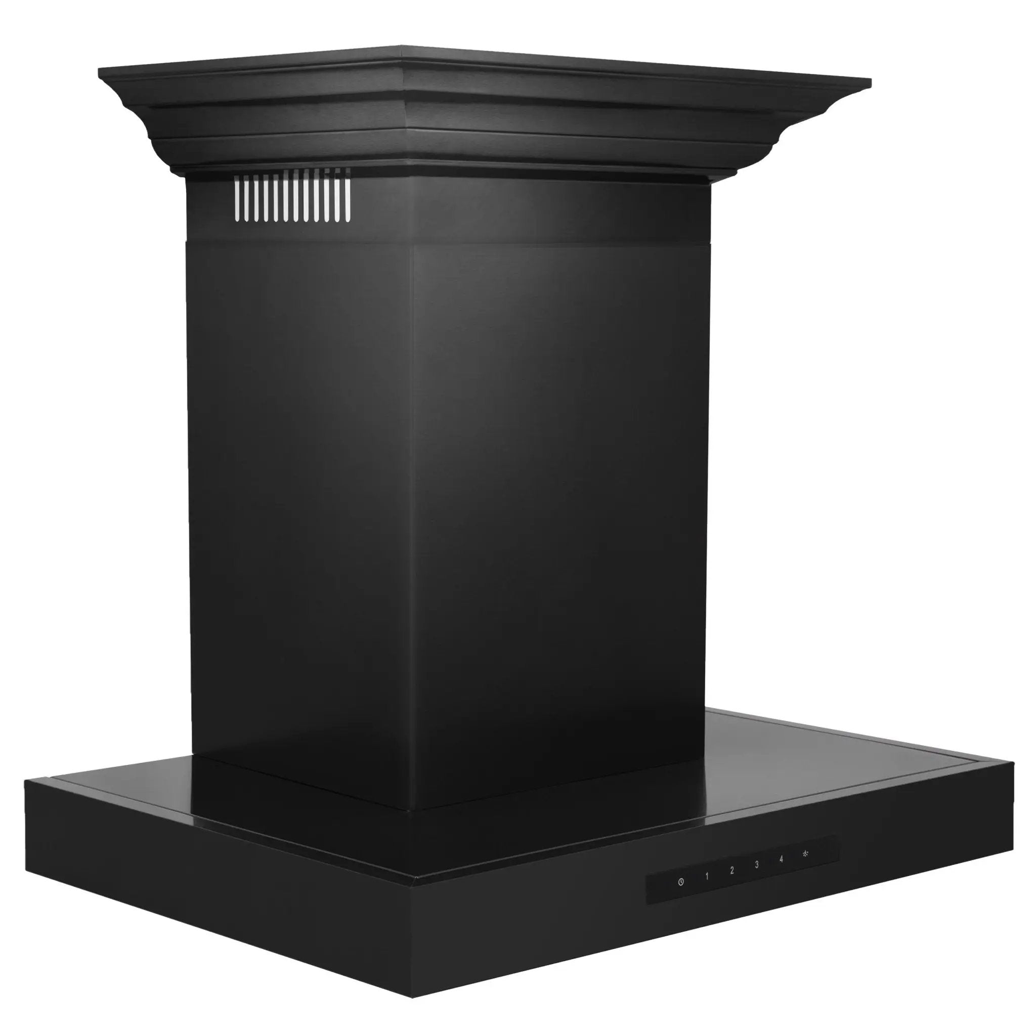 ZLINE 36" Wall Mount Range Hood, Black Stainless Steel, BSKENCRN-36 by Farmhouse Kitchen and Bath