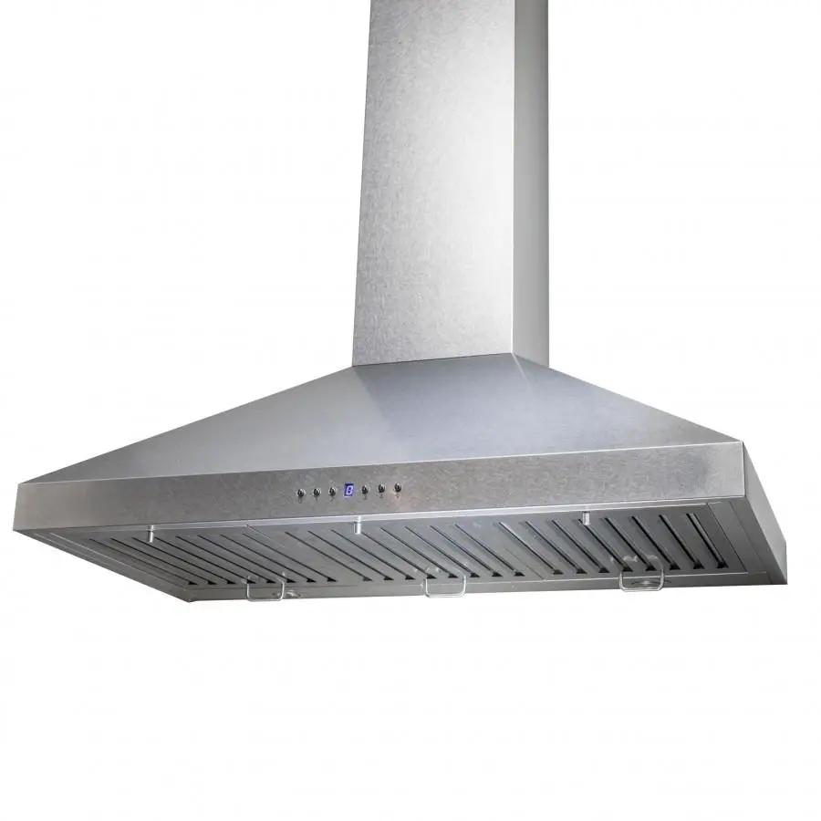 ZLINE 36" Wall Mount Range Hood in Snow Finished Stainless, 8KL3S-36 by Farmhouse Kitchen and Bath