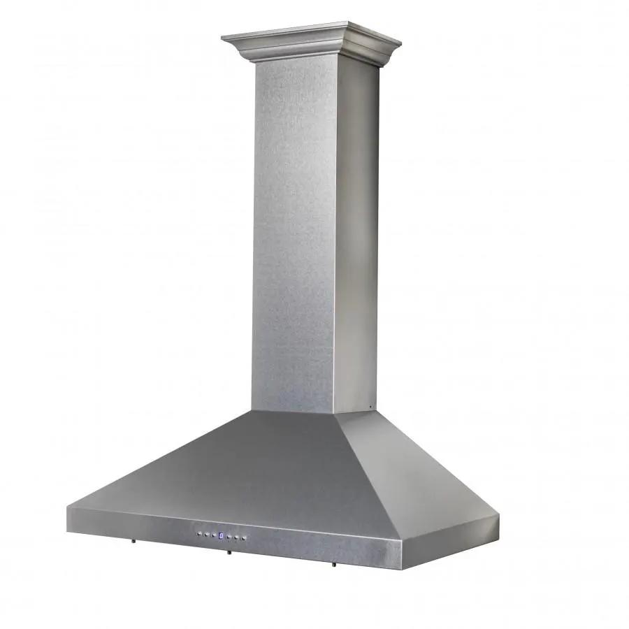 ZLINE 36" Wall Mount Range Hood in Snow Finished Stainless, 8KL3S-36 by Farmhouse Kitchen and Bath
