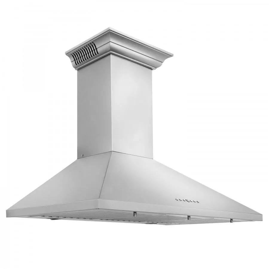 ZLINE 36" Wall Range Hood, Built-in CrownSound® Bluetooth Speakers, KL2CRN-BT-36 by Farmhouse Kitchen and Bath