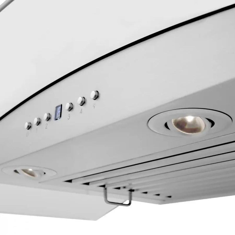 ZLINE 36" Wall Range Hood, Built-in CrownSound® Bluetooth Speakers, KZCRN-BT-36 by Farmhouse Kitchen and Bath