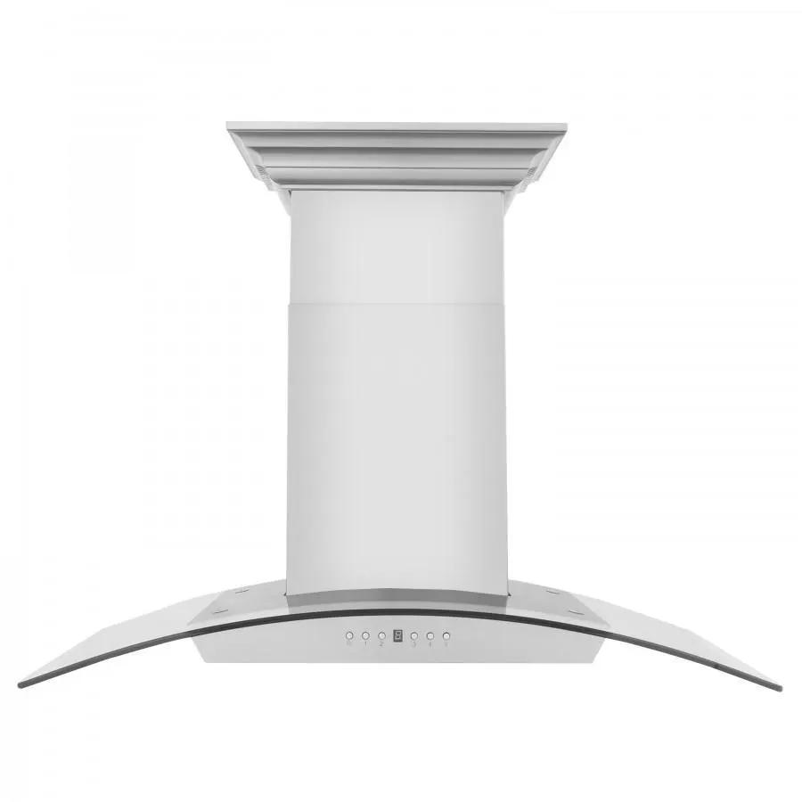 ZLINE 36" Wall Range Hood, Built-in CrownSound® Bluetooth Speakers, KZCRN-BT-36 by Farmhouse Kitchen and Bath