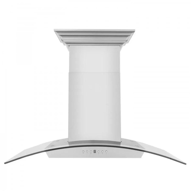 ZLINE 36" Wall Range Hood, Built-in CrownSound® Bluetooth Speakers, KZCRN-BT-36 by Farmhouse Kitchen and Bath