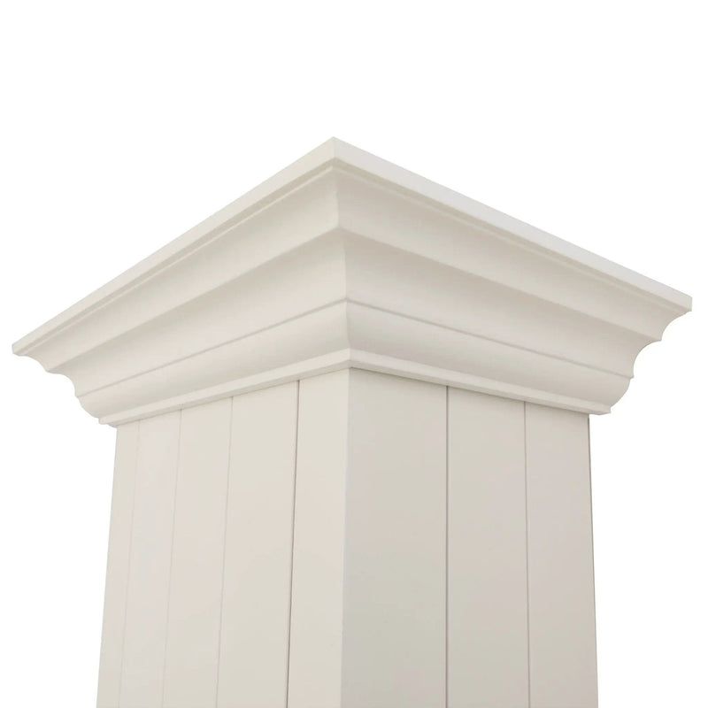 ZLINE 36" Wooden Wall Mount Range Hood in Cottage White, KPTT-36 by Farmhouse Kitchen and Bath