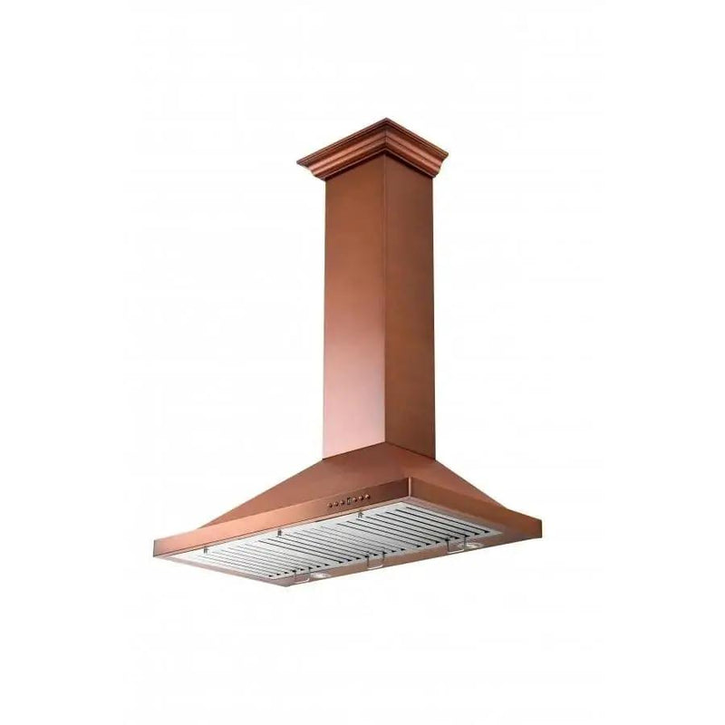 ZLINE 42" Copper Wall Range Hood, 8KBC-42 by Farmhouse Kitchen and Bath