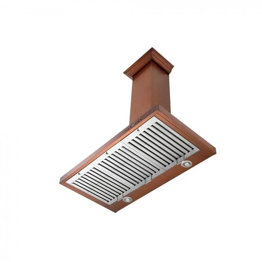 ZLINE 42" Copper Wall Range Hood, 8KBC-42 by Farmhouse Kitchen and Bath