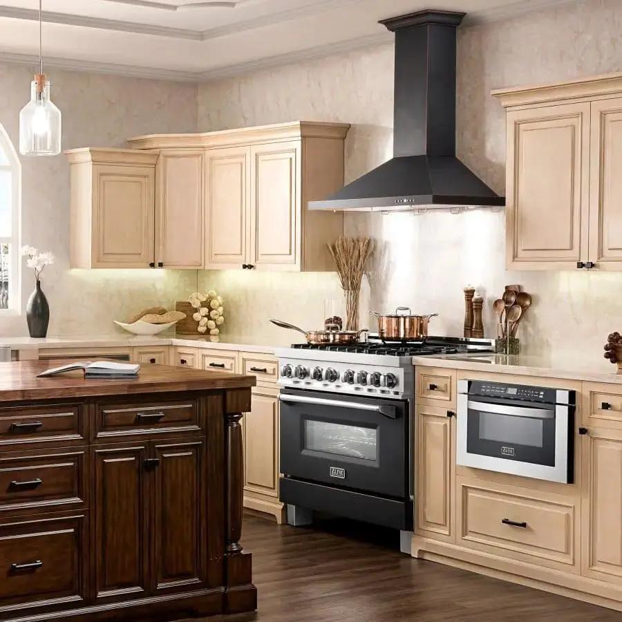 ZLINE 42" Oil-Rubbed Bronze Wall Range Hood 8KBB-42 by Farmhouse Kitchen and Bath