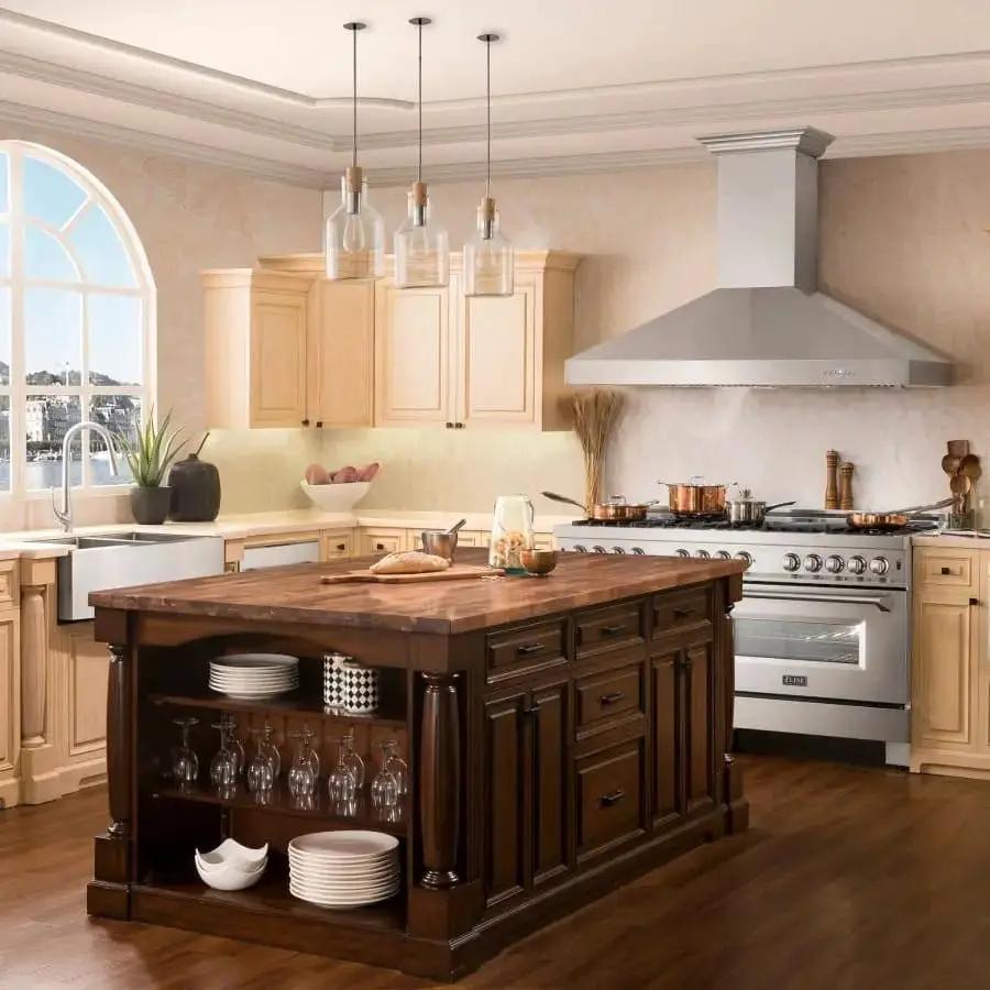 ZLINE 42" Stainless Steel Wall Range Hood, 667-42 by Farmhouse Kitchen and Bath