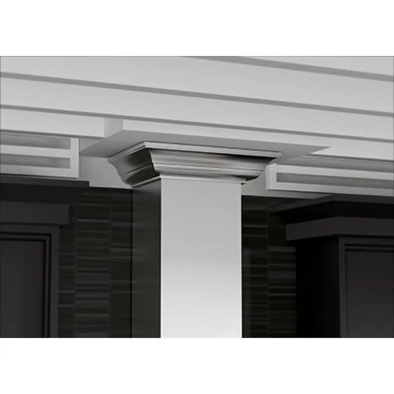 ZLINE 42" Stainless Steel Wall Range Hood, Crown Molding, KL3CRN-42 by Farmhouse Kitchen and Bath