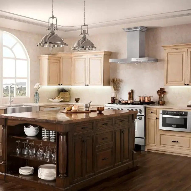 ZLINE 42" Stainless Steel Wall Range Hood KE-42 by Farmhouse Kitchen and Bath