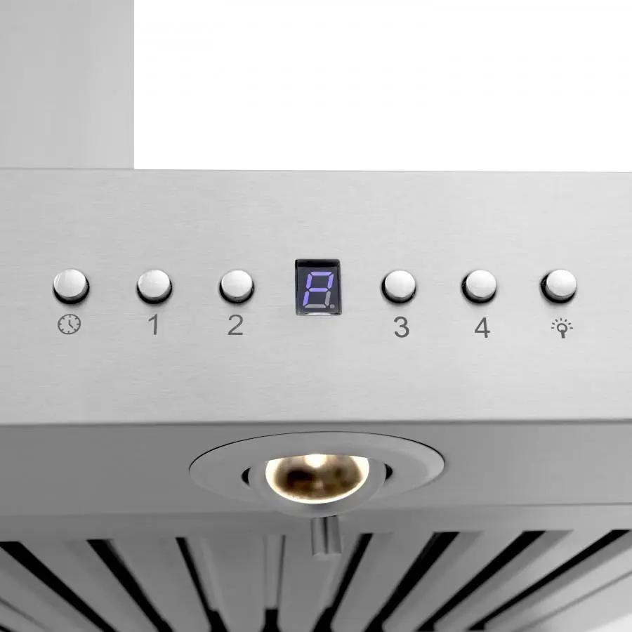ZLINE 42" Wall Range Hood, Built-in CrownSound® Bluetooth Speakers, KECRN-BT-42 by Farmhouse Kitchen and Bath