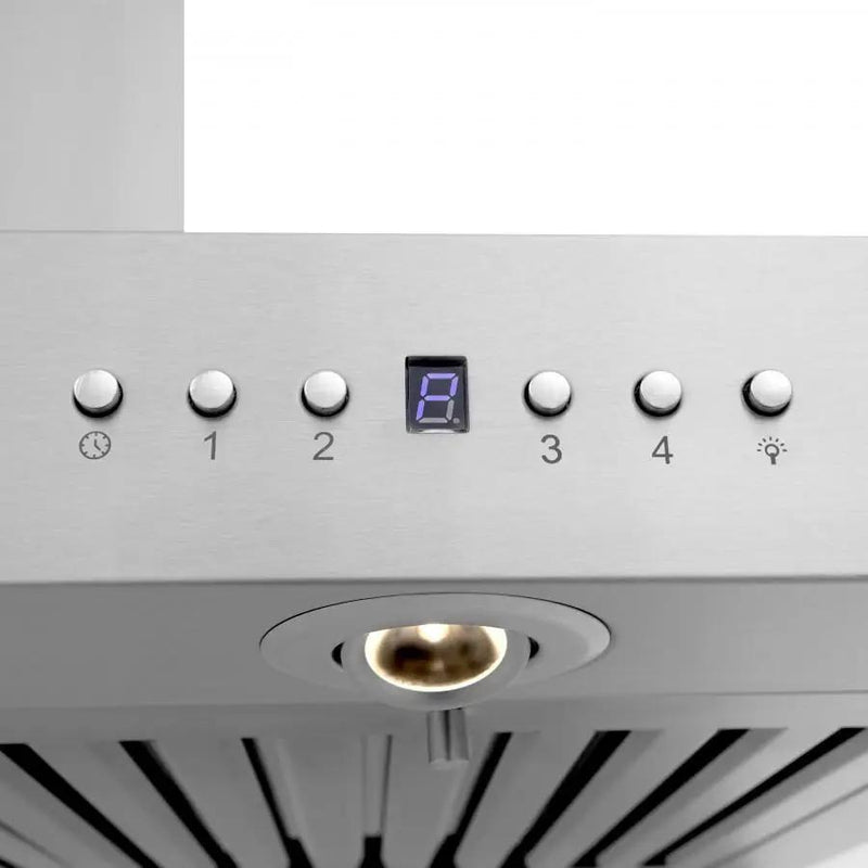 ZLINE 42" Wall Range Hood, Built-in CrownSound® Bluetooth Speakers, KECRN-BT-42 by Farmhouse Kitchen and Bath