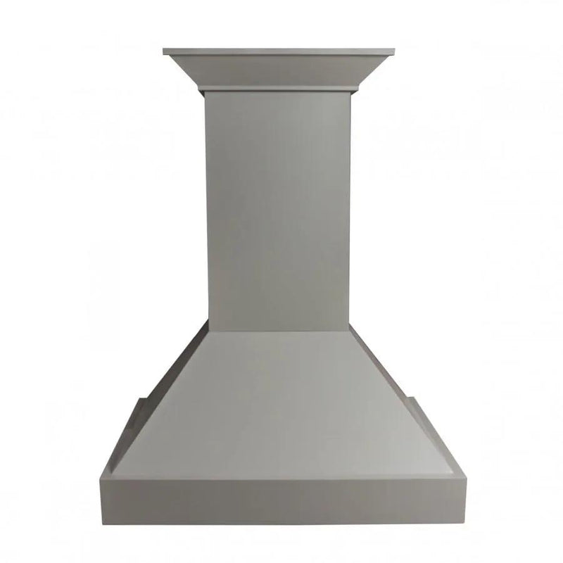 ZLINE 42" Wooden Wall Range Hood in Gray, KBUU-42 by Farmhouse Kitchen and Bath