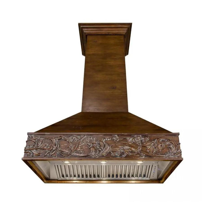 ZLINE 42" Wooden Wall Range Hood, Remote Motor, 373RR-RD-42 by Farmhouse Kitchen and Bath