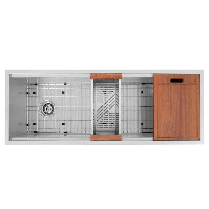 ZLINE 45" Undermount Single Bowl, Sink Stainless Steel, SLS-45 by Farmhouse Kitchen and Bath