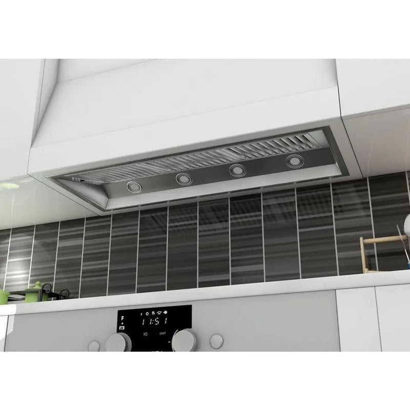 ZLINE 46" Outdoor/Indoor Stainless Steel Range Hood Insert, 698-304-46 by Farmhouse Kitchen and Bath