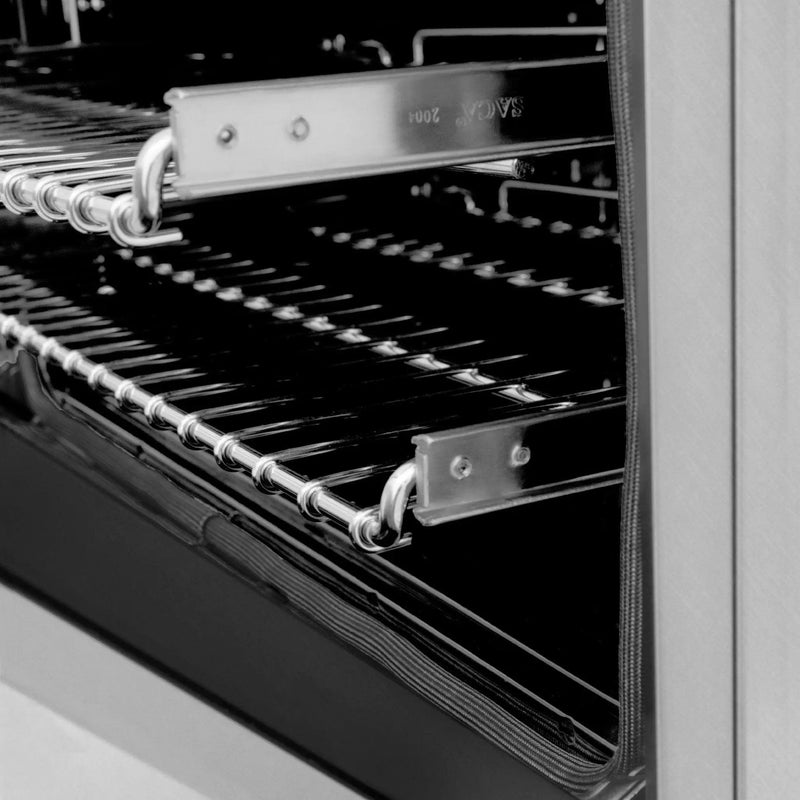 ZLINE 48" Autograph Dual Fuel Range, DuraSnow, Bronze, RASZ-SN-48-CB by Farmhouse Kitchen and Bath