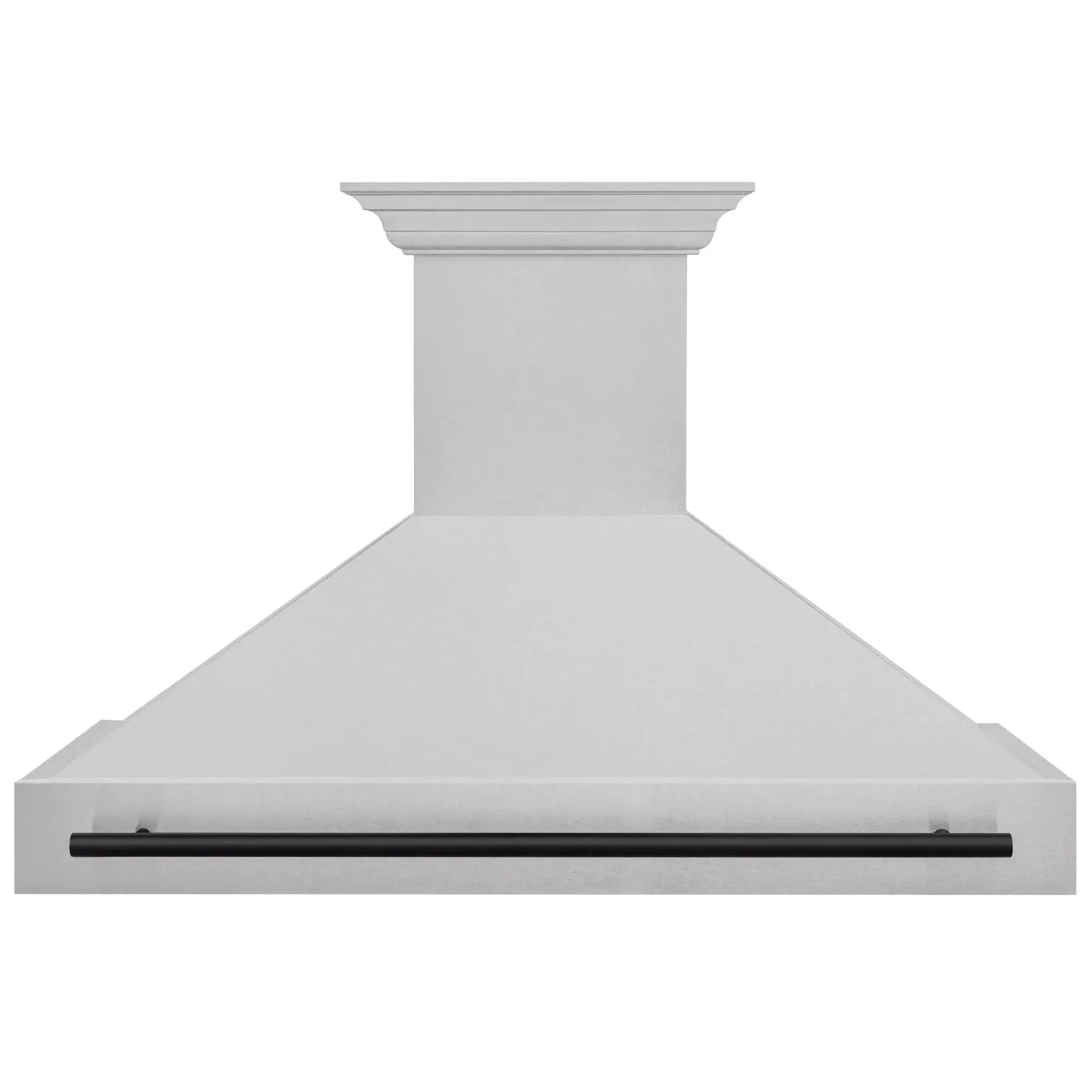 ZLINE 48" Autograph DuraSnow Stainless Steel Hood 8654SNZ-48-MB by Farmhouse Kitchen and Bath