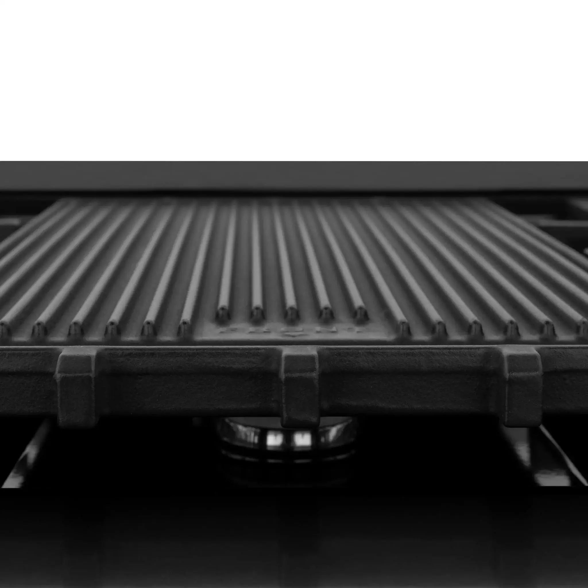 ZLINE 48" Autograph Rangetop, Black Stainless, Champagne Bronze Accents, RTBZ-48-CB by Farmhouse Kitchen and Bath