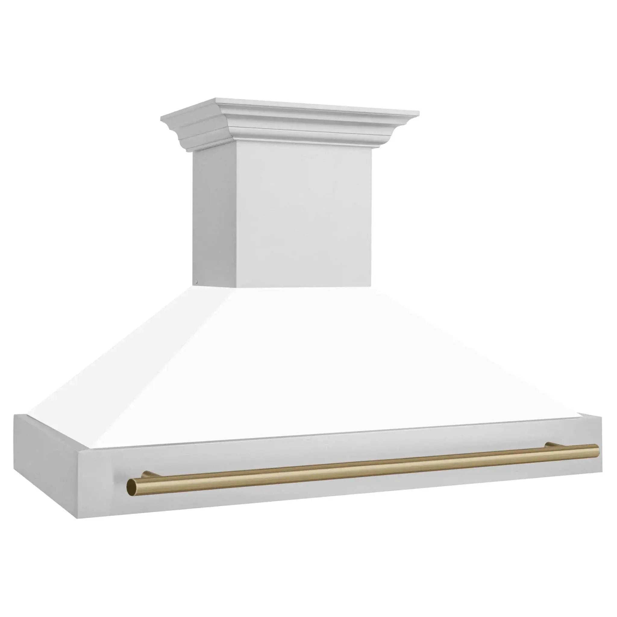 ZLINE 48" Autograph Stainless Wall Range Hood, 8654STZ-WM48-CB by Farmhouse Kitchen and Bath